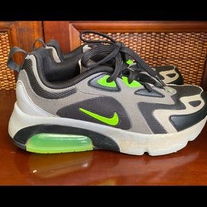 Nike Air Max 200 GS Dark Grey Electric Green